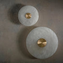 Art Deco LED Marble Brass Wall Sconce by Axyaa ™