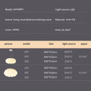 Axyaa Round Cloud Ceiling Light - Milky White LED Fixture