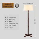 Axyaa Wabi-sabi Solid Wood Floor Lamp LED E27 Zen Art Decor Corner Stand Lighting