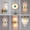 Axyaa Modern Luxury Glass LED Wall Lamp for Home Decor and Lighting