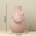 Axyaa Ceramic Floral Vase for Elegant Room Decor and Flower Arrangement