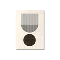 Nordic Minimalist Style Abstract Line Graphic Wall Art Prints by Axyaa