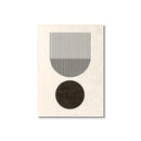 Nordic Minimalist Style Abstract Line Graphic Wall Art Prints by Axyaa