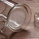 Axya Double Layer Glass Teapot for Tea and Coffee Brewing