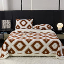 Axyaa Jacquard King Size Flannel Blanket for Cozy Autumn/Winter Comfort