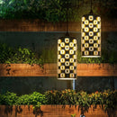 Axyaa Deluxe Glass Sky Chandelier Pendant Lamp for Kitchen Bar & Restaurant