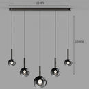 Axyaa Minimalist Glass Headboard Pendant Lamp for Luxury Bedroom