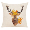 Milu Deer Pattern Print Pillow for Home Decor by Axyaa