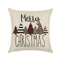 Axyaa Linen Pillowcase for Home Christmas Decoration, Customizable 40x40-60x60 Size