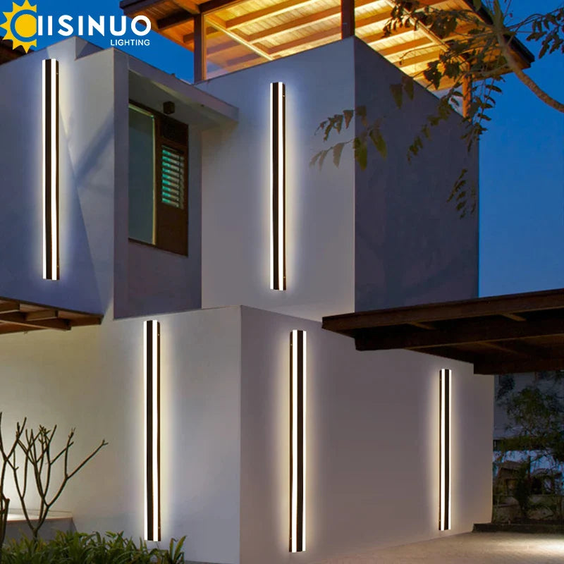 Axyaa Solar LED Outdoor Wall Lamp for Garden Villa Courtyard Balcony