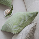 Axyaa Corduroy Square Pillowcase for Sofa Decor, Nordic Style Living Room Cushion Cover