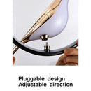 Axyaa Magpie LED Pendant Lamp: Minimalist Circular Lighting for Living Room, Bedroom, and Kitchen