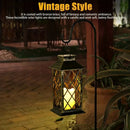 Axyaa Solar Palace Lantern: Waterproof Flameless Candle LED Light for Outdoor Decor