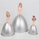 Axya Princess Skirt Cake Mold Set Border Resin Keychain Kit