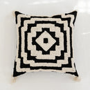 Axyaa Tufted Boho Pillow Cover with Tassels 45x45cm