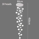 Axyaa Staircase Chandeliers Pendant Light Lamps, Modern Home Decor LED Lights for Living Room