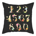 Axyaa Decorative Pillowcase for Home and Car in Flower Bedroom Living Room Style