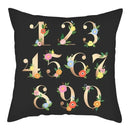 Axyaa Decorative Pillowcase for Home and Car in Flower Bedroom Living Room Style