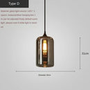 Axyaa Nordic Glass Pendant for Dining Living Office Lighting
