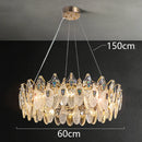 Axyaa Crystal Chandelier Pendant Light for Living Room Dining Room Ceiling Lighting