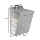 Axyaa Wall-mounted Laundry Basket: Large Capacity, Foldable Storage Bin