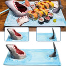 Axyaa Seaside Shark Ceramic Plate Kitchen Tableware Sushi Dumpling Decoration Plate