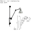 Axyaa Rotatable Wall Sconce Lamp in Various Colors
