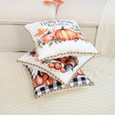 Pumpkin Lace Pumpkin Pillowcase Sofa Hold Halloween Cushion Cover Retro Home Decor