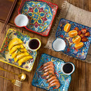 Axyaa Ceramic Dumpling Plate Set