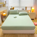 Axyaa Soft Cotton Mattress Cover for Single/Double/King/Queen Bed