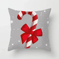 Axyaa Christmas Candy Print Pillow Cases for Festive Decor