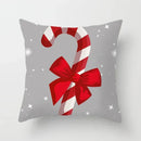 Axyaa Christmas Candy Print Pillow Cases for Festive Decor