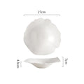 Axyaa Ceramic Specialty Deep Soup Plate for Restaurants, Desserts, Spaghetti, Salads