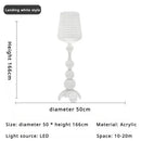 Axyaa Modern Glass Floor Lamp: Italian Minimalist Style for Living Room, Bedroom, and Study