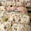 Axyaa Soft Skin-friendly Bedding Set with Duvet Cover, Bedsheet, Pillowcases