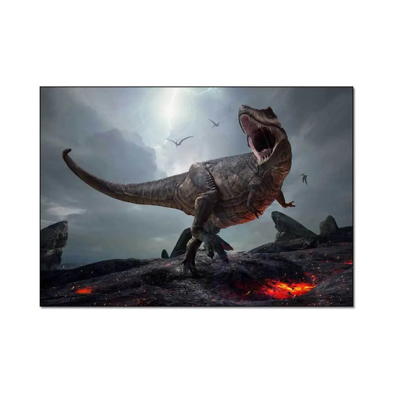 Axyaa Dinosaur Fossil 3D Floor Mat: Premium Design for Living Room & Children's Bedroom