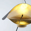 Axyaa UFO Black Gold LED Pendant Chandelier Fixture