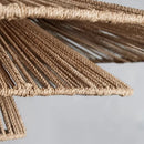 Axyaa Wabi Sabi Hemp Rope Chandelier for Zen Tea Room Living Space