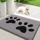 Axyaa Quick Dry Chenille Mud Mat - Absorbent Non-Slip Dog Door Mat