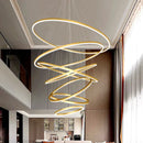 Axyaa Modern Dining Room Chandeliers LED Pendant Ceiling Light for Living Room