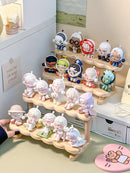 Axyaa Wooden Display Shelf for PopMart Figures - 2/3 Layers Blind Box Storage