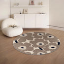 Axyaa Flower Pattern Plush Rug for French Style Bedroom Decor