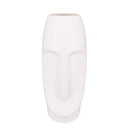 Axyaa Beige Ceramic Vase: Home Decor Flower Arrangement for Garden, Living Room, Office