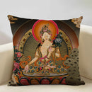 Axyaa Religious Culture Art Linen Pillowcase 45X45CM Home Decor