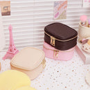 Axyaa LED Cosmetic Case with Lights and Mirror, USB Rechargeable & Detachable Mirror