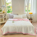 Axyaa Summer Cool Quilt Washed Cotton Single Double Air Conditioner Thin Quilt
