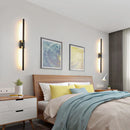 Axyaa Black Gold LED Wall Sconces - Stylish Longer Design for Home Decor