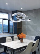 Axyaa LED Crystal Chandelier for Home Decoration.
