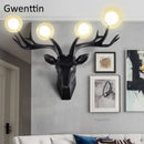 Axyaa LED Deer Antlers Wall Sconce for Home Decor and Mirror Lights