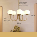 Axyaa Vintage Pink Bedroom Pendant Light - Medieval Style Cream Fixture